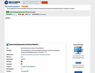 rack-monitoring-system.de.webstatsdomain.org screenshot