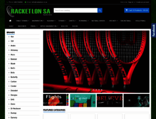 racketlon.co.za screenshot