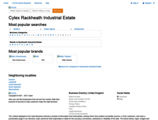 rackheath-industrial-estate.cylex-uk.co.uk screenshot