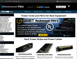 rackmountpdu.com screenshot
