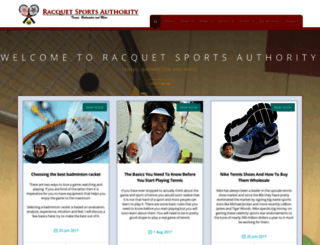 racquetsportsauthority.com screenshot