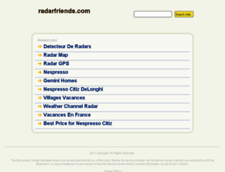 radarfriends.com screenshot