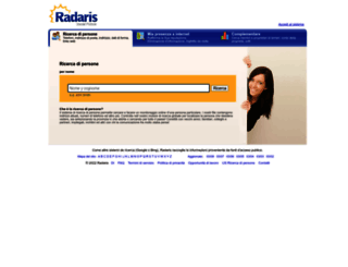 radaris.it screenshot