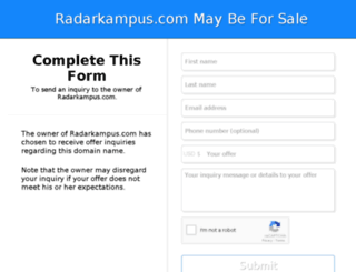 radarkampus.com screenshot