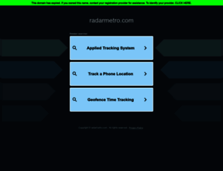radarmetro.com screenshot