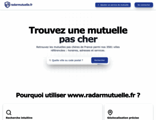 radarmutuelle.fr screenshot
