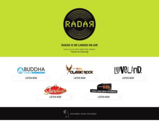 radarradio.com.au screenshot