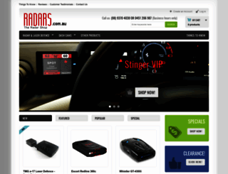 radars.com.au screenshot