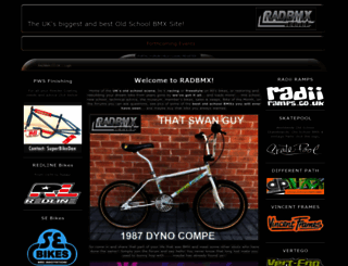 radbmx.co.uk screenshot