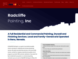 radcliffepainting.com screenshot