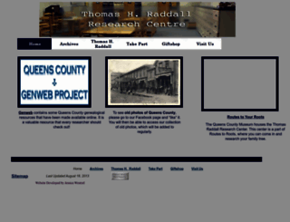 raddallresearchcentre.com screenshot