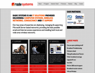 radesystems.com screenshot