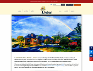 radford-rehab.com screenshot