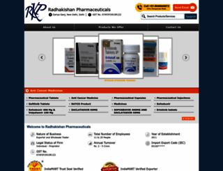 radhakishanpharmaceuticals.com screenshot