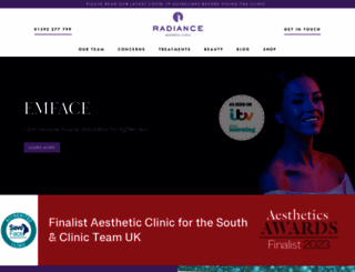 radiancemedispa.co.uk screenshot