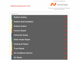 radiantcomponents.com screenshot
