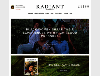 radianthealthmag.com screenshot