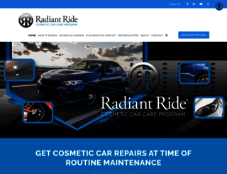 radiantride.com screenshot