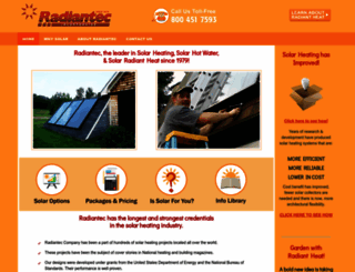 radiantsolar.com screenshot
