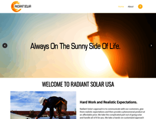 radiantsolarusa.com screenshot