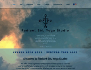 radiantsolyogamn.com screenshot