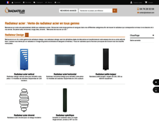 radiateur-acier.fr screenshot