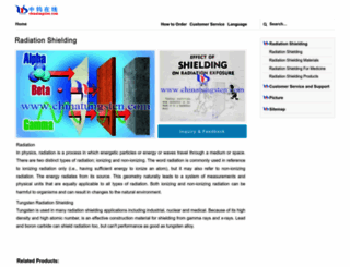 radiation-shielding-materials.com screenshot