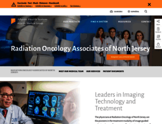 radiationoncologynj.com screenshot