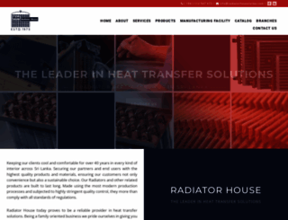 radiatorhouselanka.com screenshot
