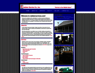 radiatorservices.com screenshot