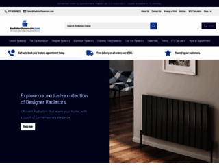 radiatorshowroom.com screenshot