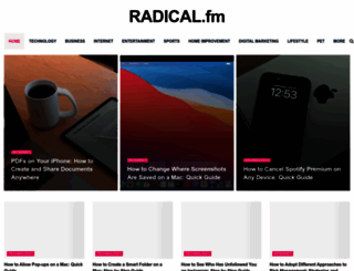 radical.fm screenshot