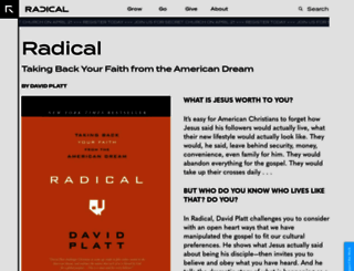 radicalexperiment.org screenshot