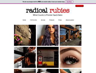 radicalrubies.com screenshot