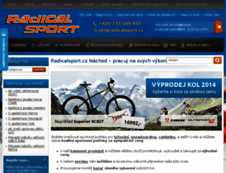 radicalsport.cz screenshot