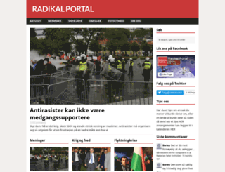 radikalportal.no screenshot