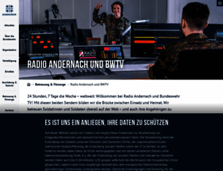 radio-andernach.bundeswehr.de screenshot