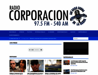 radio-corporacion.com screenshot
