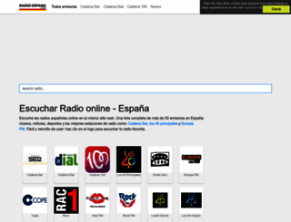 radio-espana.com screenshot
