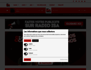 radio-isa.com screenshot
