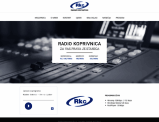 radio-koprivnica.hr screenshot