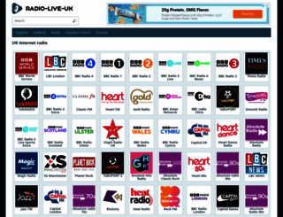 radio-live-uk.com screenshot