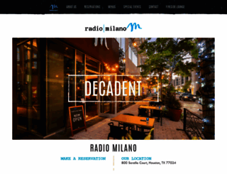 radio-milano.com screenshot