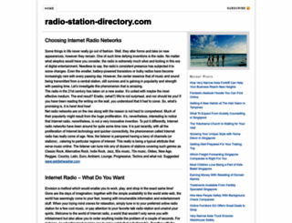 radio-station-directory.com screenshot