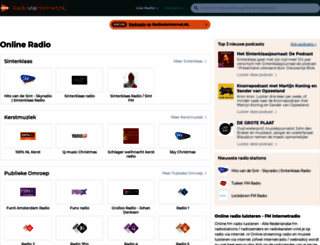 radio-via-internet.nl screenshot