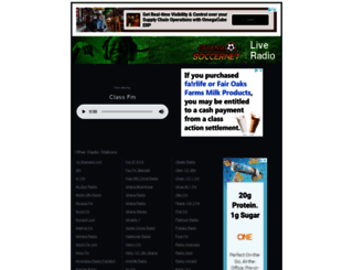 radio.ghanasoccernet.com screenshot