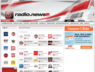 radio.news.gr screenshot