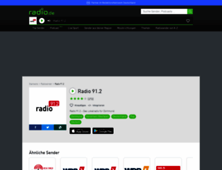 radio912.radio.de screenshot