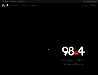 radio984.gr screenshot