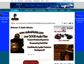 radioabisinia.com screenshot